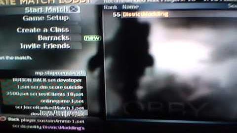 PS3 Cod4 Codes Introducing xCOdyKilla AKA DistrictModding