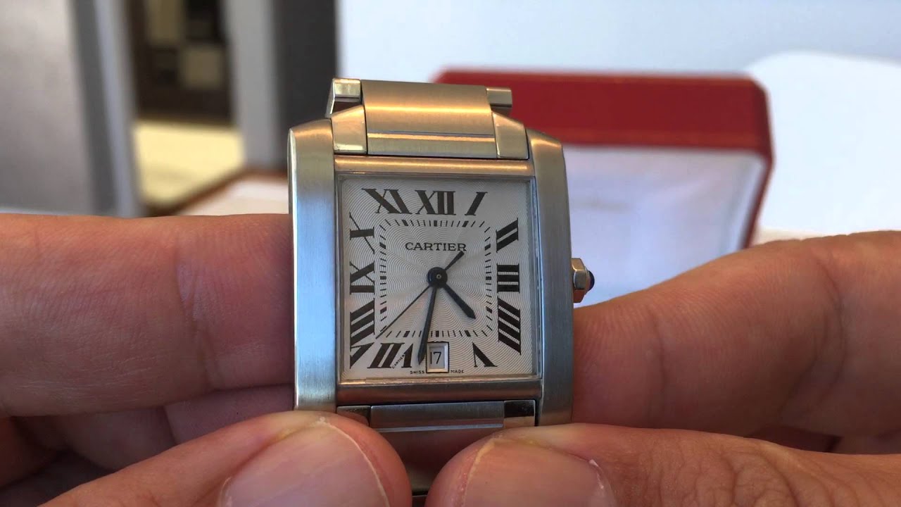 cartier tank francaise youtube