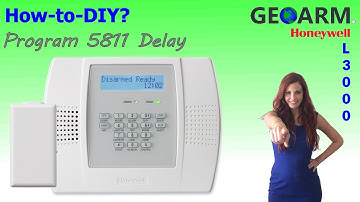 Honeywell 5811 - How to Program Delay Manually Learn Serial Number L3000?
