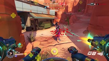 Overwatch competitive Play DVA 1v1 Sombra