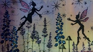 Timelapse video of my latest mixed media art project using a variet...