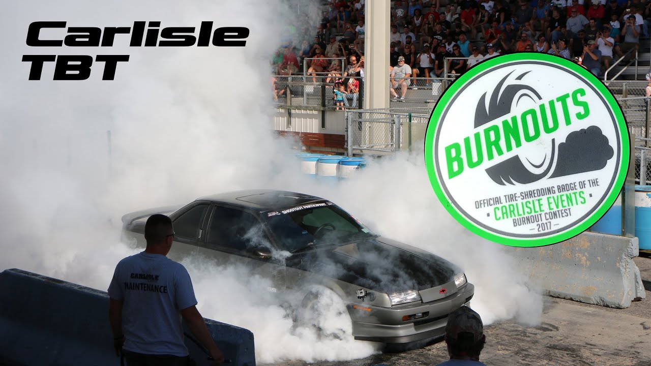 Carlisle Burnout contest - Chevy Beretta 3400 5spd
