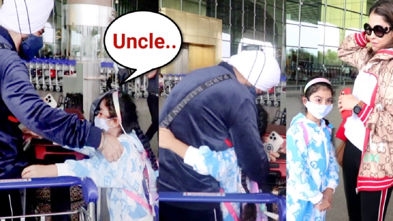 Isha Koppikar Daughter Rianna Narang Runs And Hugs Her Uncle - Cutest Video