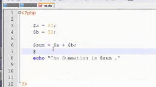 operations on php varibles