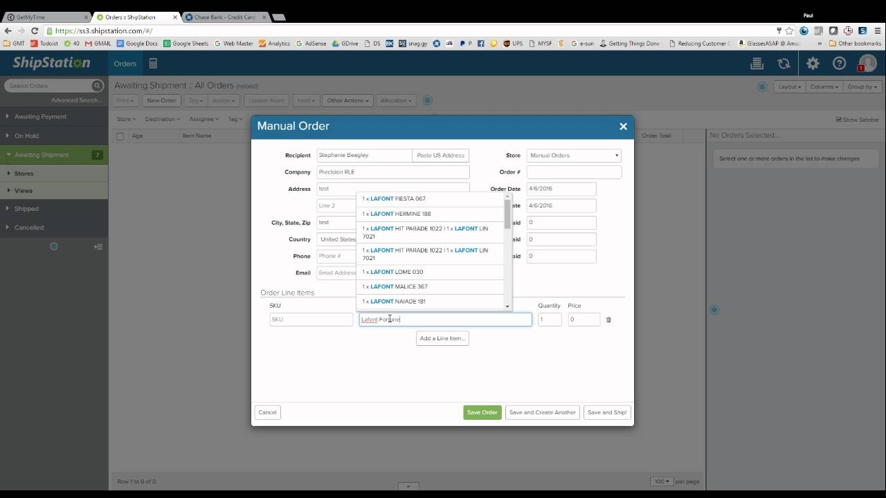 How to create orders in ShipStation - YouTube