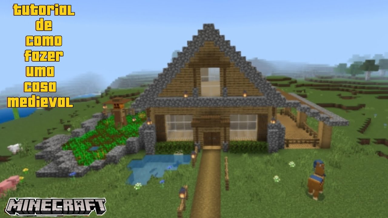 Tutorial de como fazer uma casa medieval no Minecraft 1.21 passo a ...