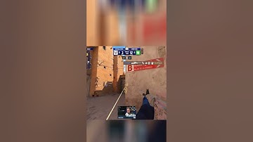 monesy crazy awp no-scope wallbang on dust2