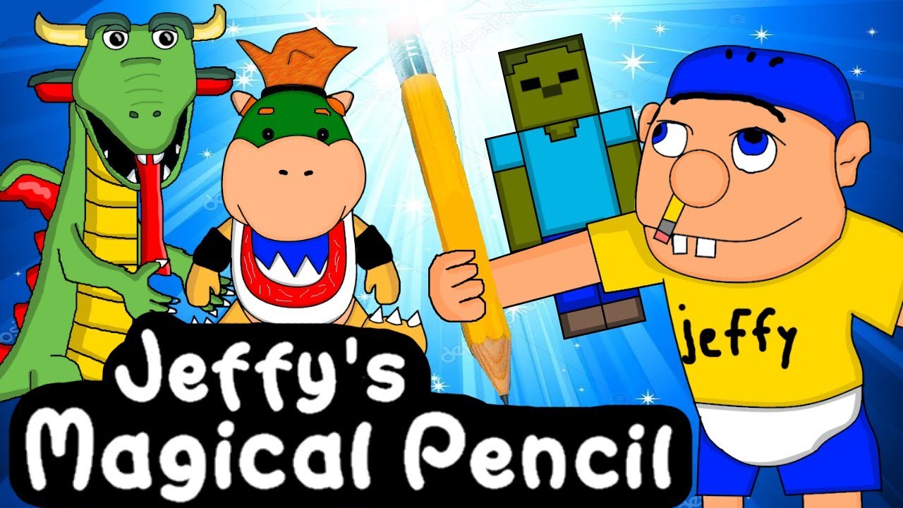 jeffy, puppet, magical, pencil, jeff, jeffry, laugh, funny, jokes, hilariou...