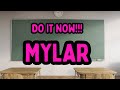 MYLAR MADE SIMPLE NO MORE EXCUSES DO IT NOW