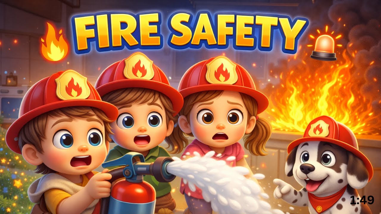 Smoke or Fire? Here's What to Do | Safety Song for Kids | Learn Fire Safety Rules!