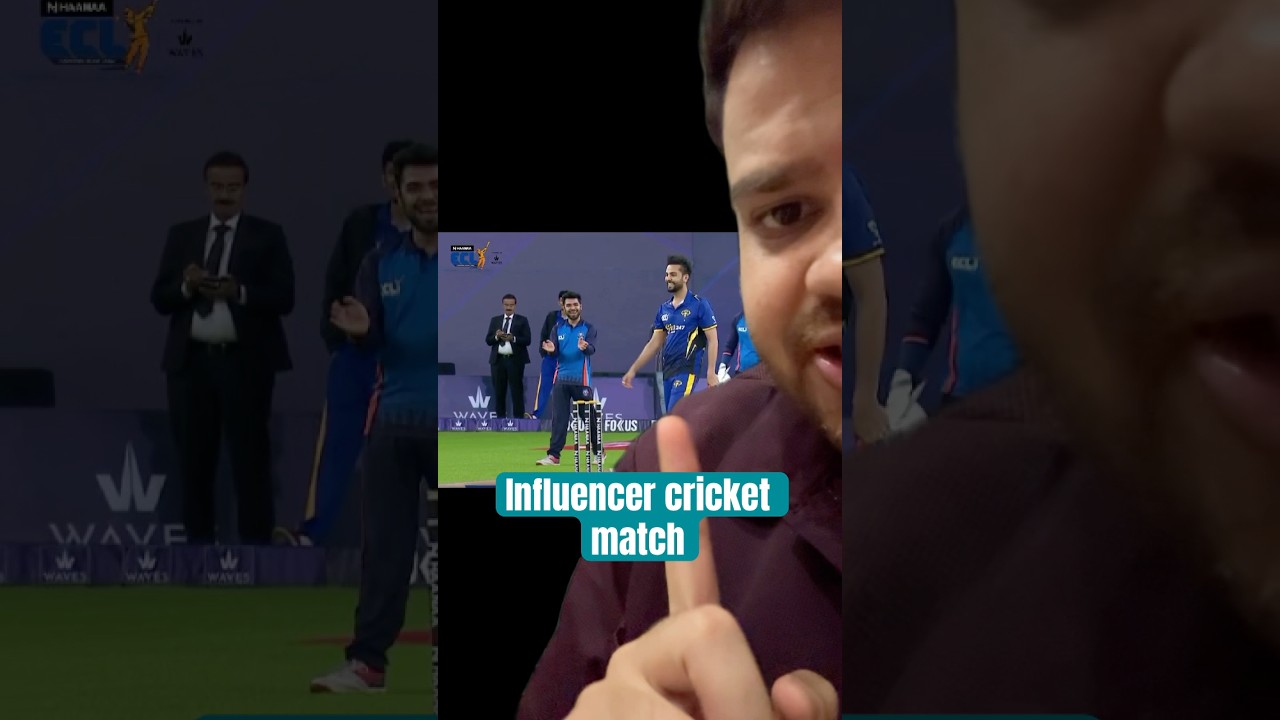 Influencer cricket match