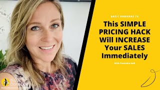 This SIMPLE PRICING HACK Will INCREASE Your SALES Immediately 💯