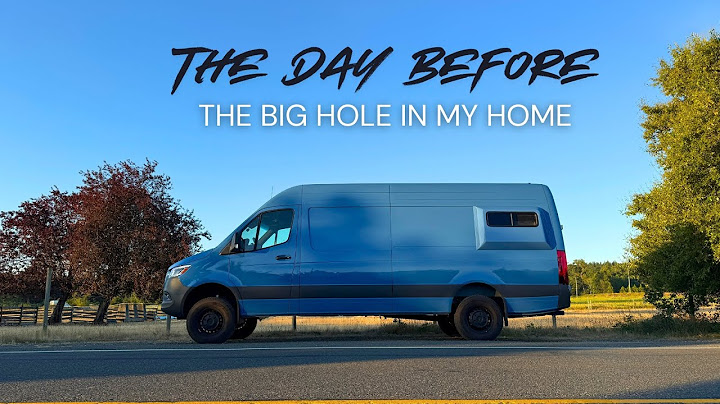 People Can See Me Lying In Bed. Getting Ready For a BIG HOLE In The Van