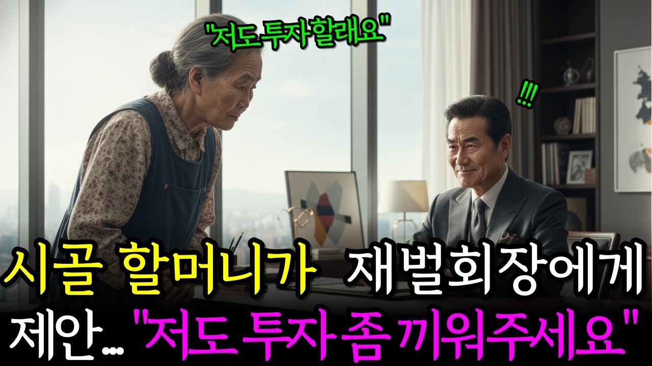 순진한 시골 할머니에게 투자 사기를 치려던 백만장자, 알고보니 3년 전 자신이 죽인 남자의 아내였다니..ㅣ노후사연ㅣ감동사연ㅣ사연라디오ㅣ오디오북