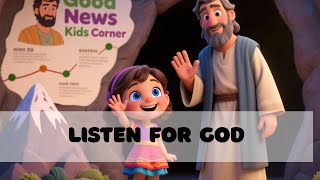 Elijah and the Whisper | Bible Story for Kids | Good News Kids Corner
