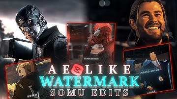 ✨ Level Up Your Edits: Amazing Ae-Style Watermark Tutorial 🤩