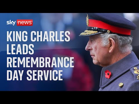 In full: King Charles leads Remembrance Day service