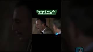 Che cos'è la mafia - Paolo Borsellino #mafia #giustizia