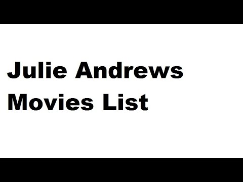 Julie Andrews Movies List - Total Movies List - YouTube
