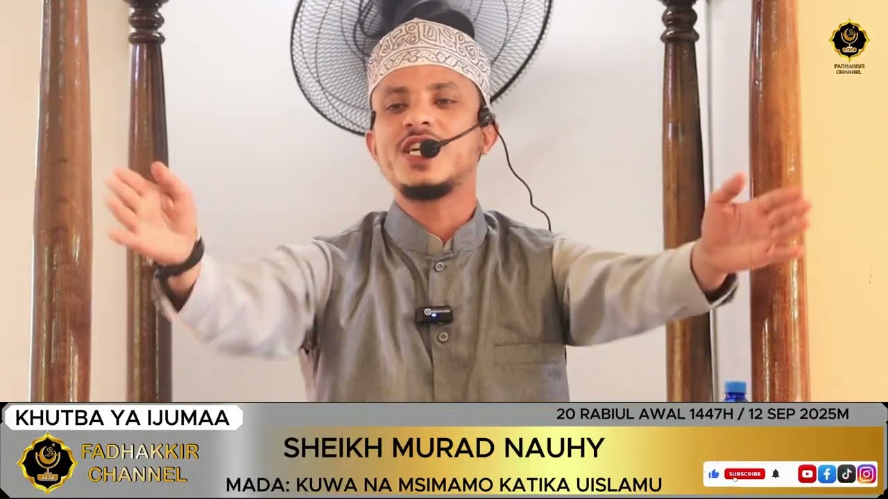 KHUTBA YA IJUMAA. 12/9/2025.