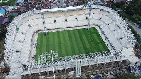 CAKEP‼️MULAI TERLIHAT KEMEGAHAN STADION TELADAN MEDAN, UPDATE RENOVASI AWAL OKTOBER 2025