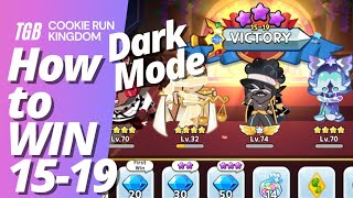 Cookie Run Kingdom Dark Mode 15-19 Auto 3 Stars ☆☆☆