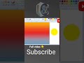 multicolor background scenery with ms paint #youtubeshorts