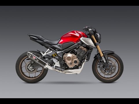 SYSTÈME COMPLET DE COURSE EN ACIER INOXYDABLE YOSHIMURA R-77 HONDA CB 650 R 2019-2023 vidéo