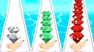 Gem Stack in Max Levels Gameplay iOS,Android New Update All Trailer Walkthrough Mobile Game