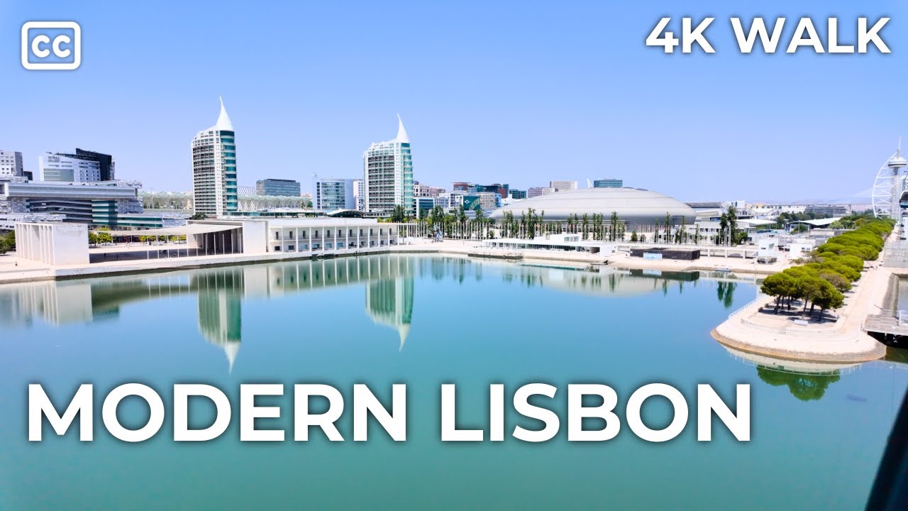 STUNNING Lisbon Cable Car Views + Parque das Nações Walk | Portugal 4K Tour 2025 | With CAPTIONS!