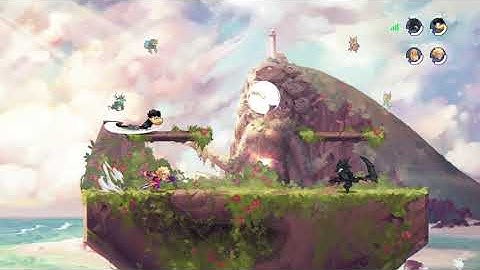 Brawlhalla 2v2    Petra and Wu Shang vs Mordex and Rayman