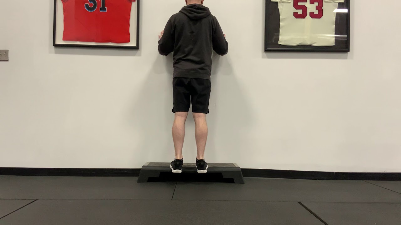 Bilateral Heel Raise on Step YouTube