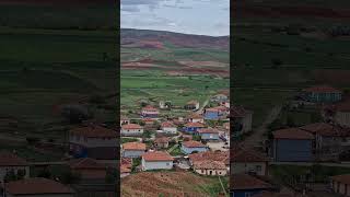 Çorum Sungurlu Turgutlu Köyü tepeden bakış