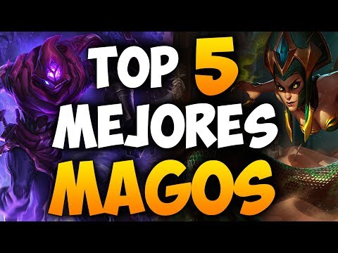 TOP 5 MEJORES MAGOS para SUBIR ELO 🤯 Guia League of Legends