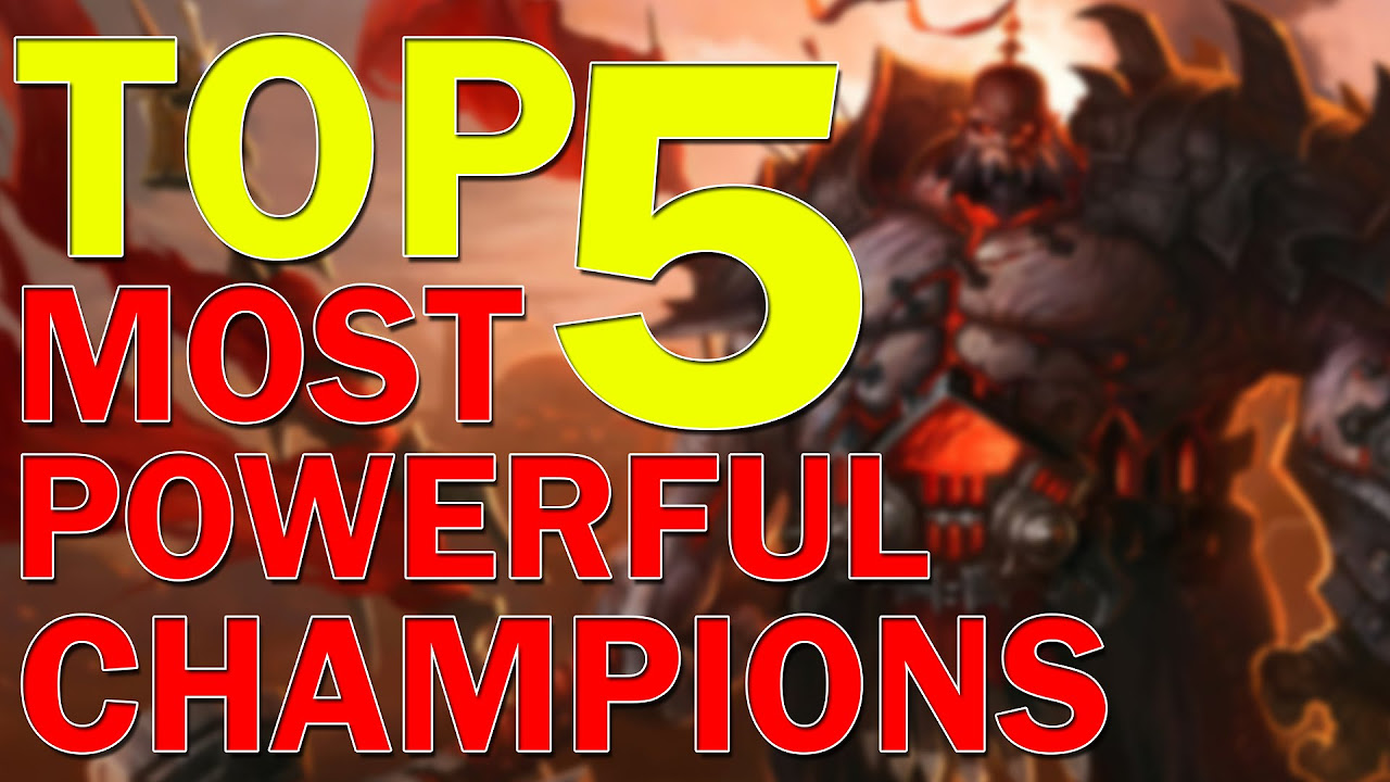 ❌ Top 5 Most Powerful Champions According To Lore