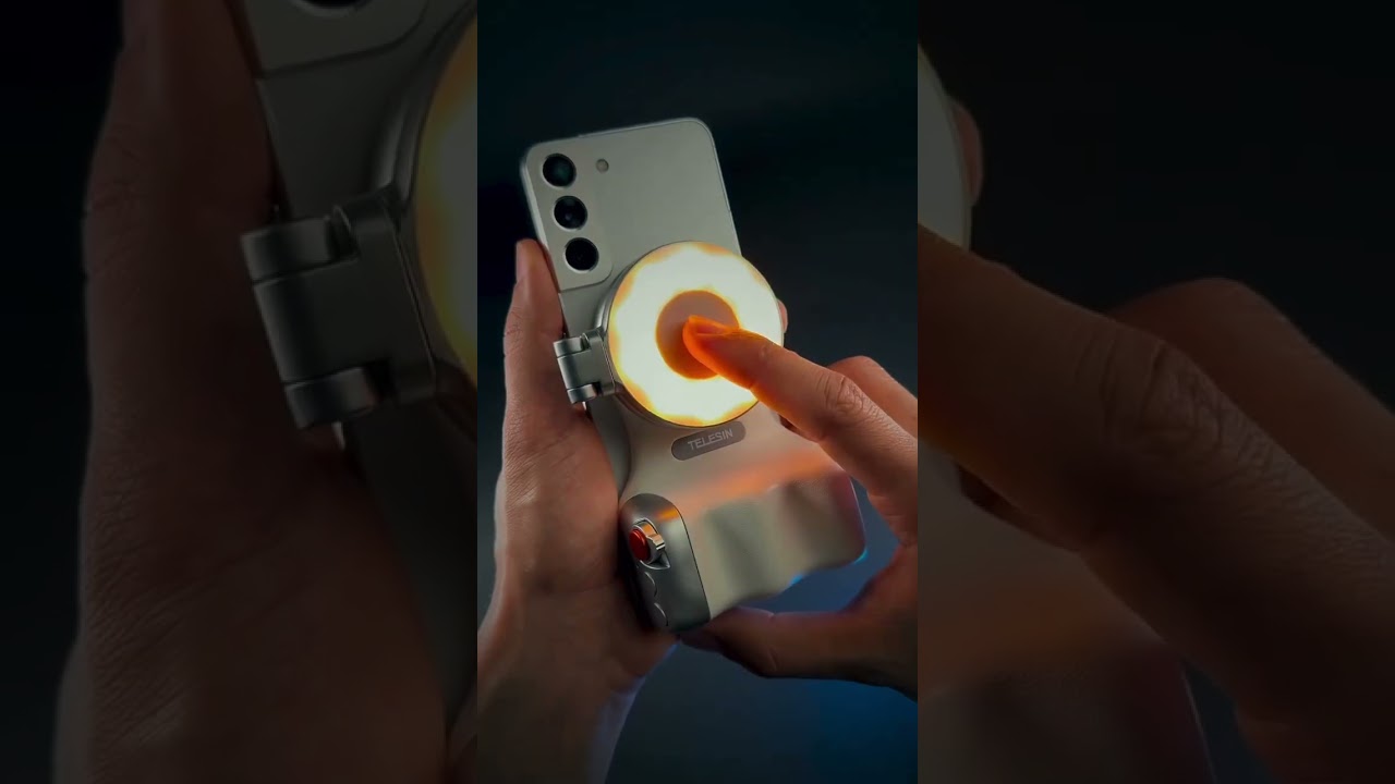 This kind of photo fill light handle is simply great for photography enthusiasts # Black Technology