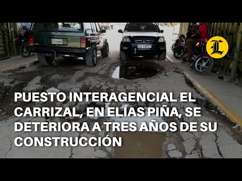 Puesto interagencial El Carrizal, en Elías Piña, se deteriora a tres años de su construcción