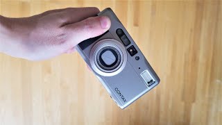 How to lock the flash off on Contax TVS II