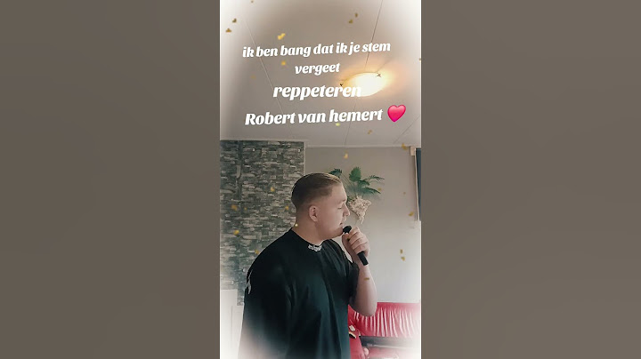 ik ben bang dat ik je stem vergeet #cover #music robert van hemert