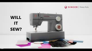 SINGER Heavy Duty Sewing Machine: See It Sew Through ANYTHING! (Denim, Leather, Canvas & More!)