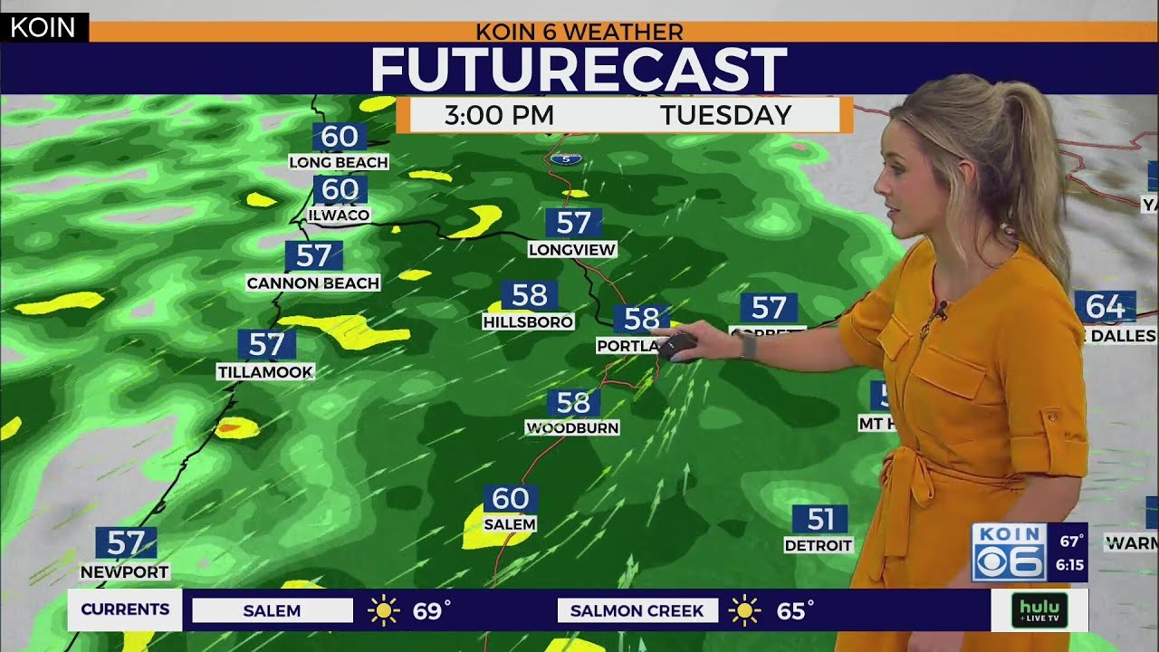 Weather forecast: Gearing up for a cool and wet day on Tuesday - YouTube