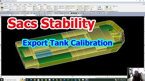 Hướng Dẫn Export Tank Calibration trong Sacs Stability - Maxsurf Stability