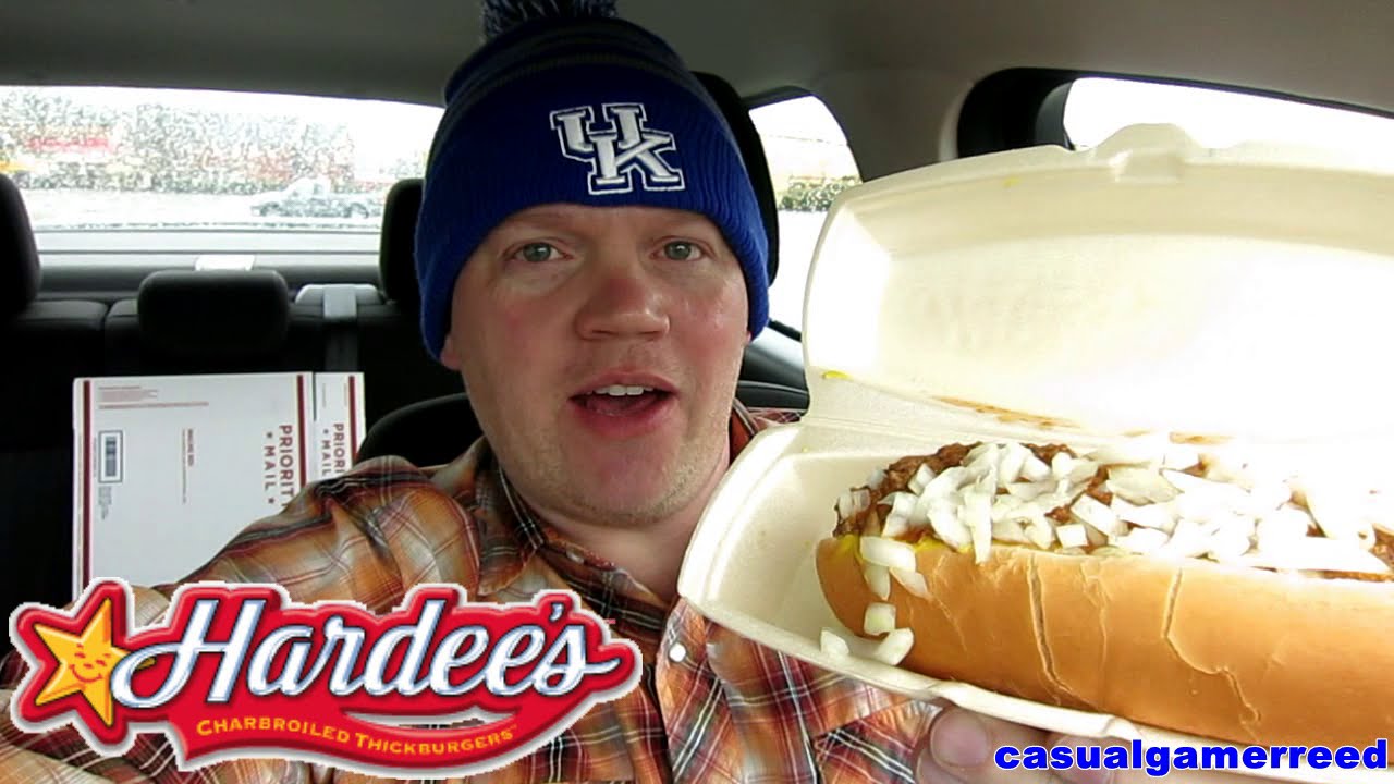 Reed Reviews Hardee's Jumbo Hot Dog YouTube