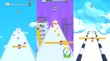 Play 10000 Levels Tiktok Moile Game Roof Rails Gameplay iOS/Android Walkthrough