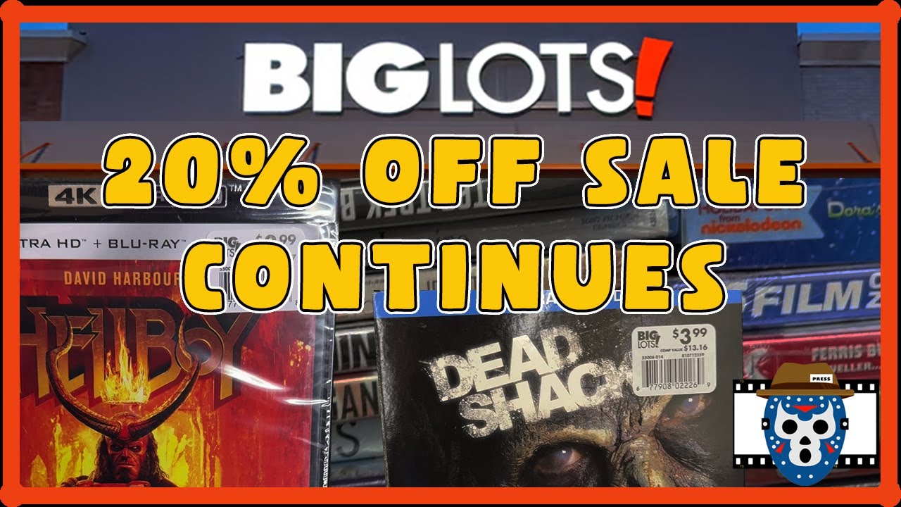 BIG LOTS MARCH 2024 20% OFF SALE COUPON - Another Sale Haul - YouTube