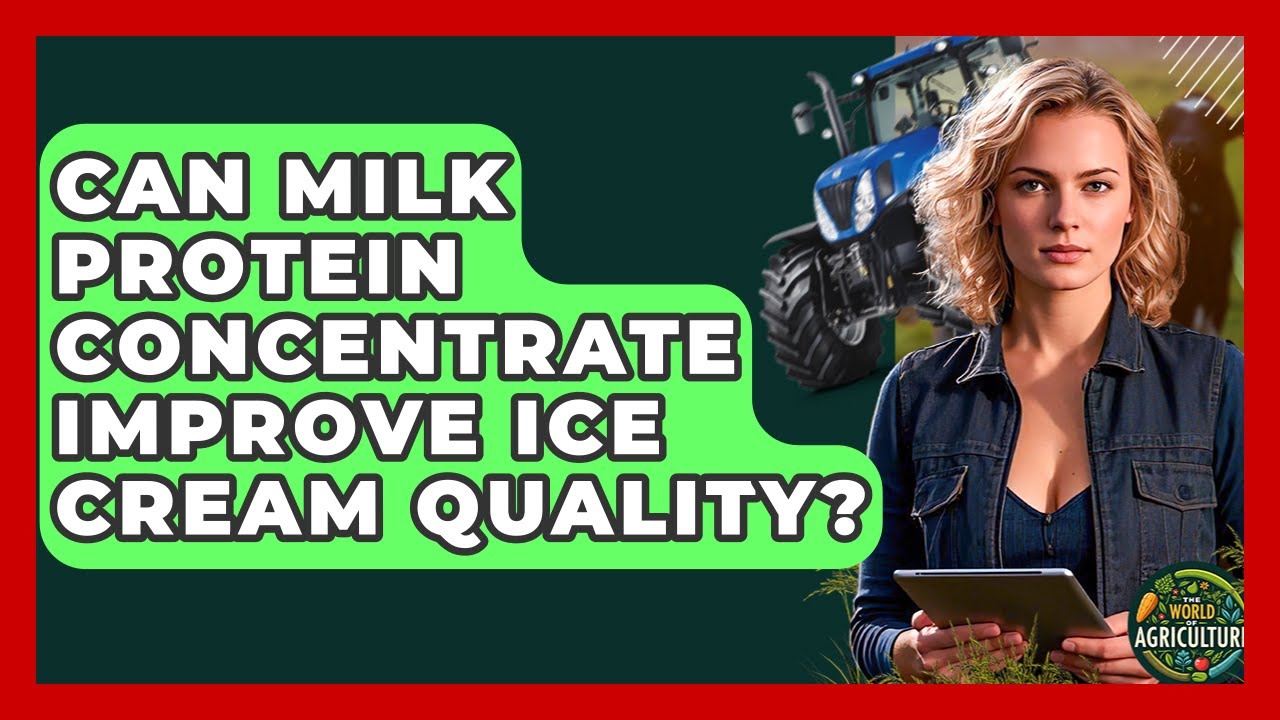 Can Milk Protein Concentrate Improve Ice Cream Quality? - The World of Agriculture