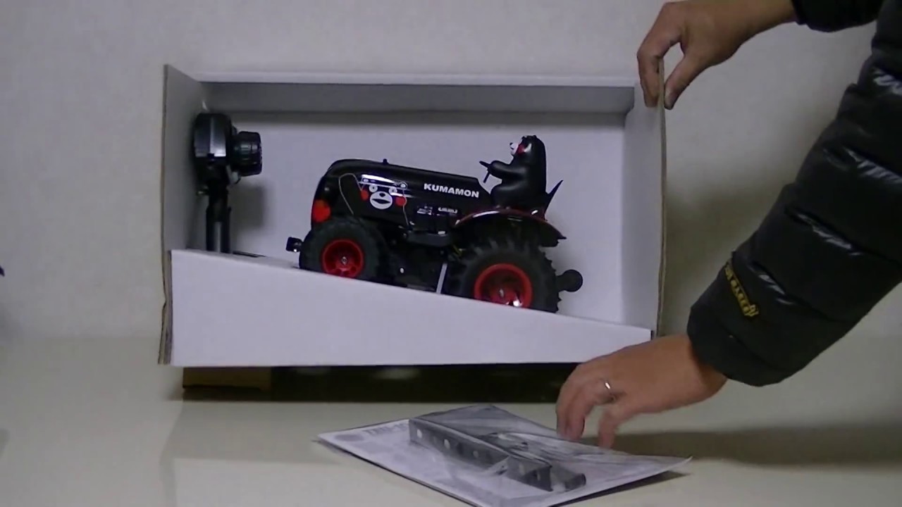 TAMIYA R/C TRACTOR Kumamon Version Unboxing - YouTube
