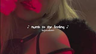 chase atlantic, numb to the feeling (slowed + reverb) Resimi