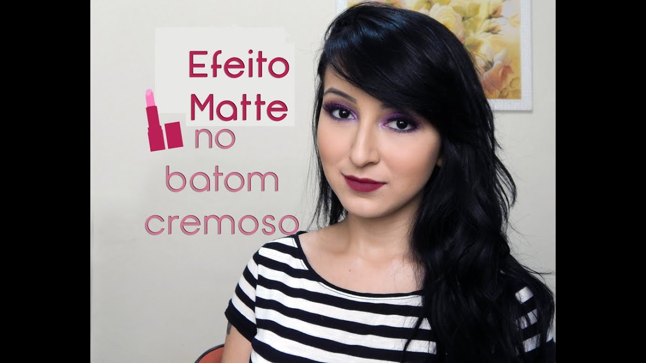 Como deixar qualquer batom matte