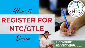 HOW TO REGISTER FOR THE NTC (GTLE) EXAM - #GTLE #NTC #teacherLicensure